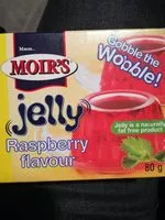 Mängden socker i Moirs Raspberry Jelly 80 GR