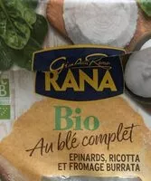 Mängden socker i Épinard ricotta et fromage burrata bio eu blé complet