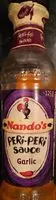 Mängden socker i Nando's Garlic Peri Peri Sauce 135G