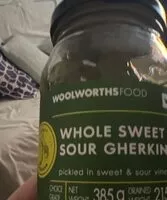 Mängden socker i Whole sweet  gherkins