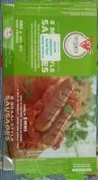 Mängden socker i Meat Free 8 Braai-Style Sausages