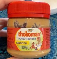 Mängden socker i Thokoman peanut butter