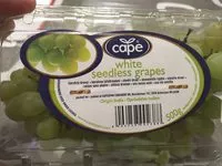 Mängden socker i White Seedless Grapes