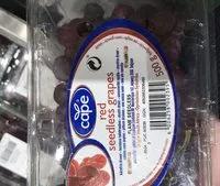 Mängden socker i Raisins rouges sans pépins