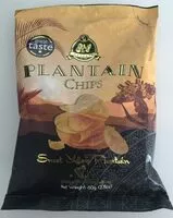 Mängden socker i Gourmet Yellow Plantain Chips Naturally Sweet