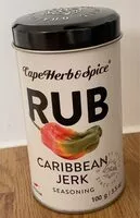 Mängden socker i Rub Caribbean Jerk seasoning