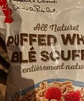 Mängden socker i Puffed wheat