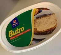 Mängden socker i Butro Butter Spread In Tub 250 GR