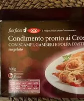 Mängden socker i Condimento pronto ai crostacei