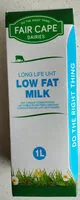 Mängden socker i Long Life UHT Low Fat Milk