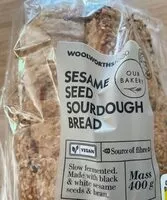 Mängden socker i Sesame seed sourdough bread