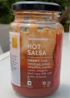 Mängden socker i Hot Salsa chunky