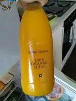 Mängden socker i 100% orange juice