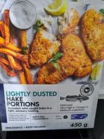 Mängden socker i Lightly Dusted Hake Portions