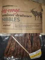 Mängden socker i Biltong free range antilope