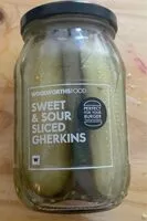 Mängden socker i Sweet&sour sliced gherkins