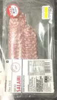 Mängden socker i Sliced salami