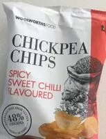 Mängden socker i Chickpea Chips - Spicysweet chilli flavoured