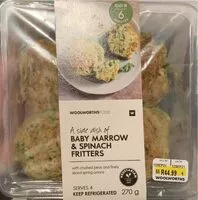 Mängden socker i baby marrow and spinach fritters