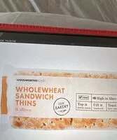 Mängden socker i Whole Wheat Sandwich Thins