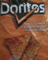 Mängden socker i Doritos cheese suprême