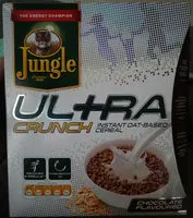 Mängden socker i ultra crunch instant oat-based cereal