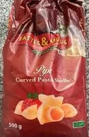 Mängden socker i Pipe - Curved Pasta
