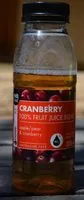 Mängden socker i Cranberry 100 % Fruit Juice Blend