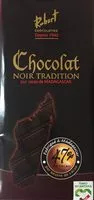 Mängden socker i Chocolat robert noir tradition