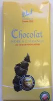 Mängden socker i Chocolat noir à l'orange
