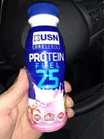Mängden socker i Protein Fuel 25 Saveur Fraise 330 ML - Usn