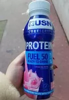 Mängden socker i Protein Fuel 50 Saveur Fraise 500 ML - Usn