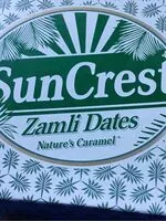 Mängden socker i Sun Crest zamli dates