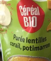 Mängden socker i Purée lentilles corail, potimarron