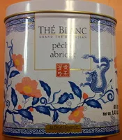 Mängden socker i Thé blanc pêche abricot