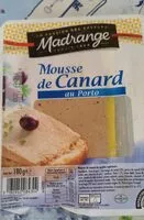 Mängden socker i Mousse de canard
