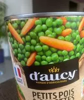 Mängden socker i Petits pois et carottes D’aucy