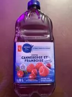 Mängden socker i Canneberge et framboise
