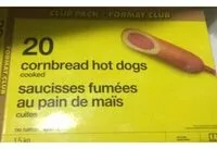 Mängden socker i Cornbread Hot Dogs