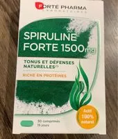 Mängden socker i Spiruline forte