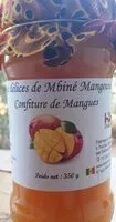Mängden socker i Confiture de mangue