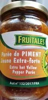 Mängden socker i Purée de piment jaune extra-forte
