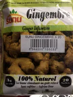 Mängden socker i SUNU GINGEMBRE