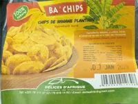Mängden socker i Chips de BANANE PLANTAIN