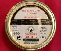 Mängden socker i Bloc de Foie Gras de Canard