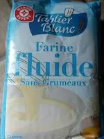 Mängden socker i Farine fluide sans grumeaux type 45