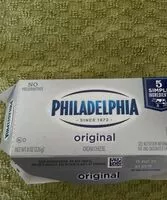 Mängden socker i Original cream cheese