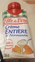 Mängden socker i Crème entière de normandie