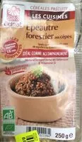 Mängden socker i Epautre forestier aux cepes