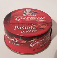 Mängden socker i Pasteta Pikant